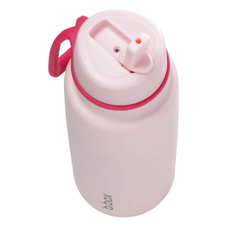 B.box 1L insulated flip top bottle - pink