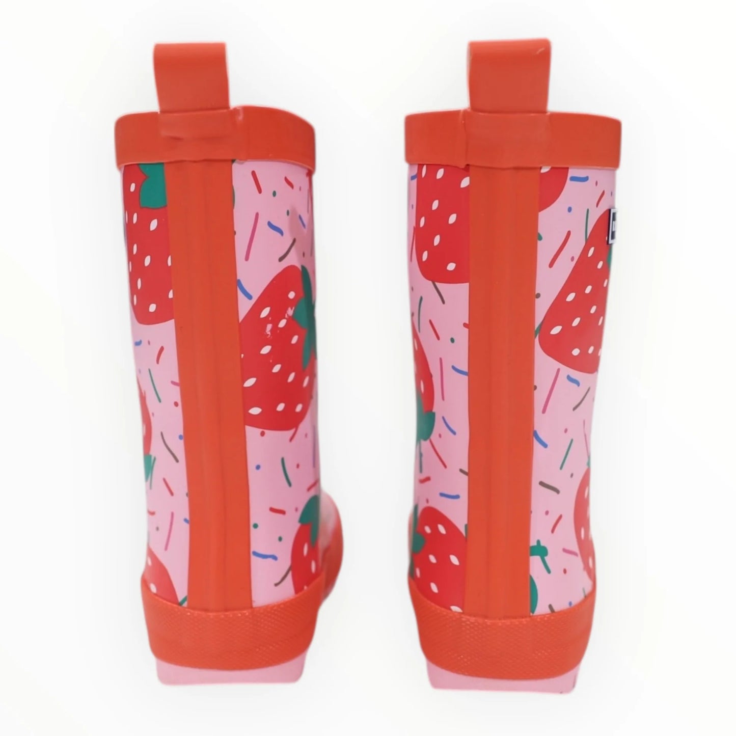 Strawberries & Sprinkles Gumboot Pink