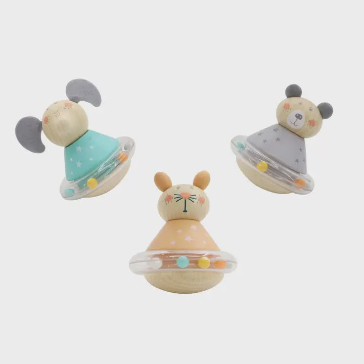 Wooden Roly-Poly Animals