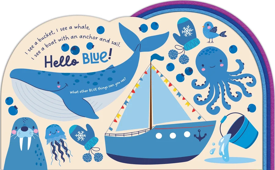 Chunky Felt Board Book - Hello Rainbow