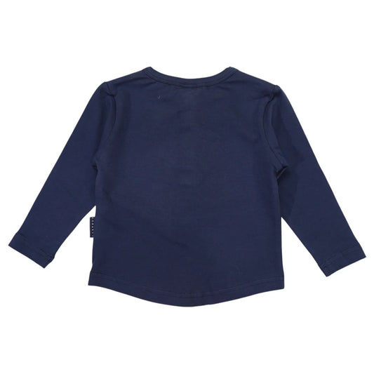 Henley Long Sleeve Tee Navy