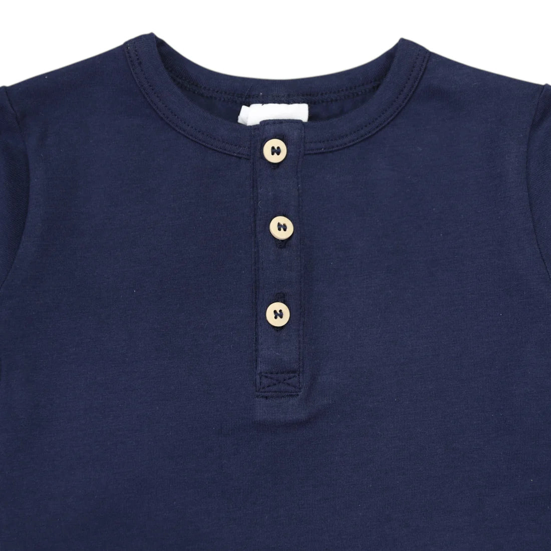 Henley Long Sleeve Tee Navy