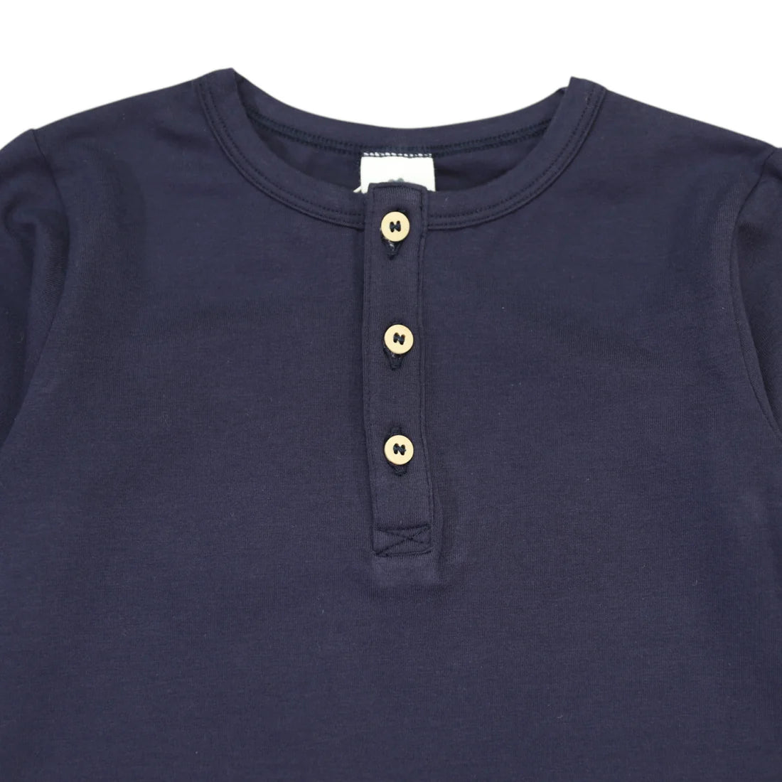 Essential Henley Tee Navy
