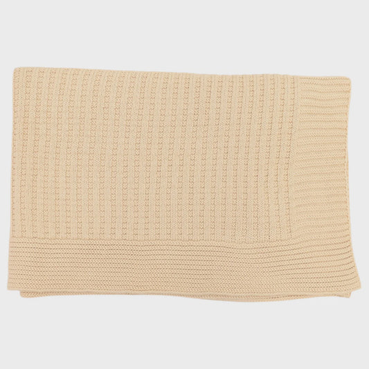 Knit Blanket Beige