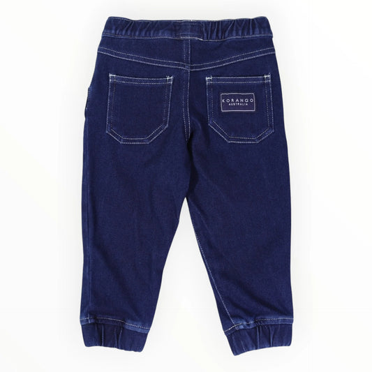 Soft Denim Pants | Dark