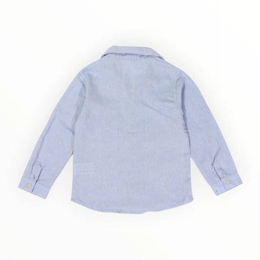 Soft Cotton Textured Shirt | Blue