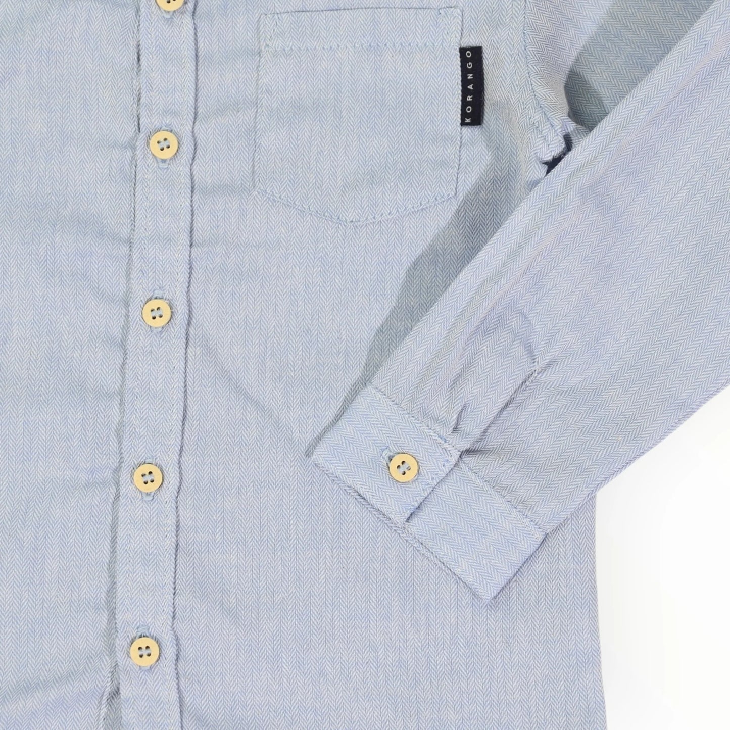 Soft Cotton Textured Shirt | Blue