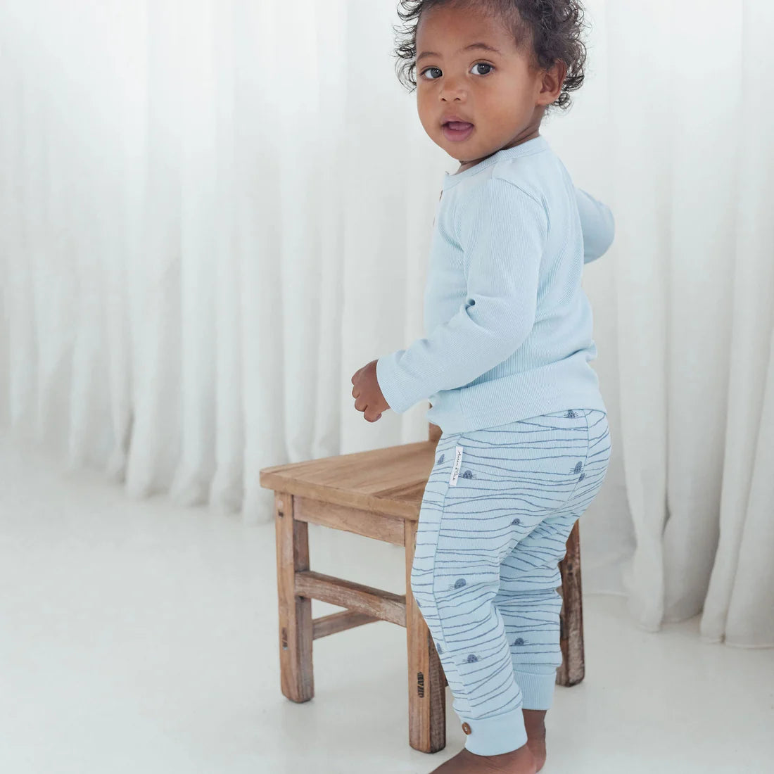 Striped Seal Rib Legging
