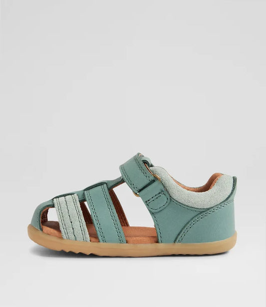Su Roam Infant Iceberg Green Leather Sandals