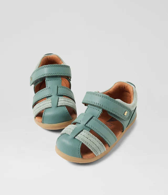 Su Roam Infant Iceberg Green Leather Sandals