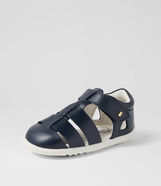 SU Tidal Navy leather sandel