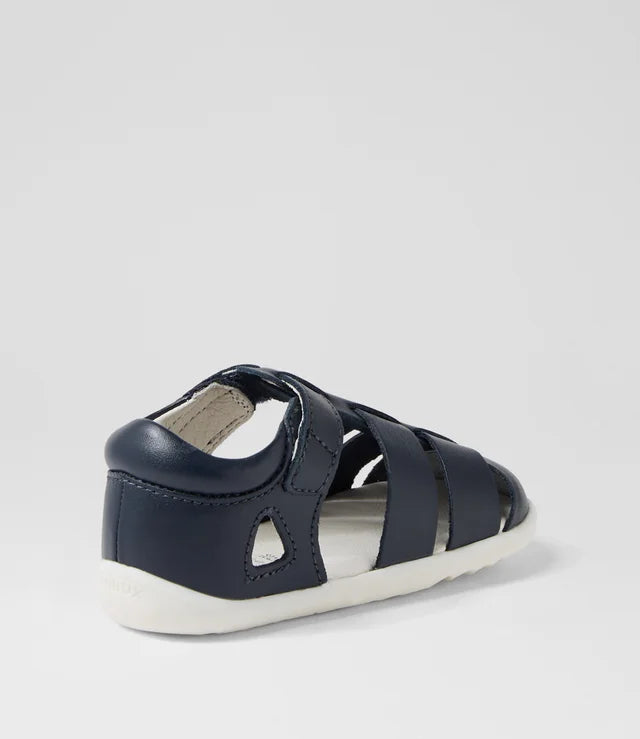 SU Tidal Navy leather sandel