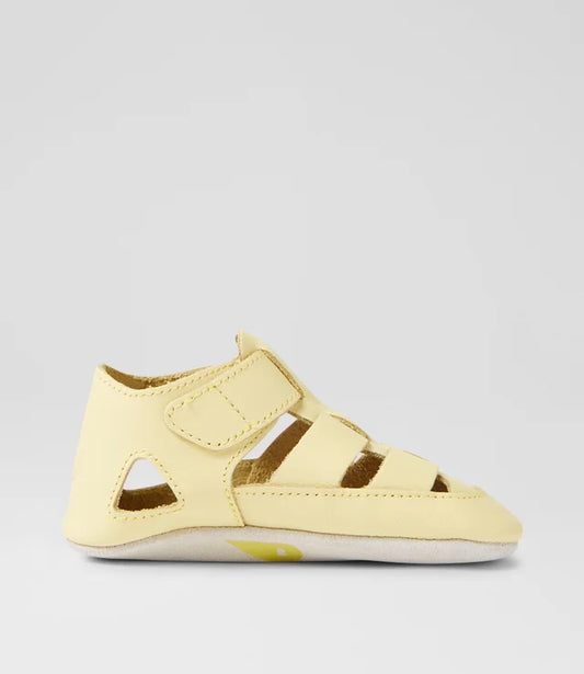 Ss Tidal Mini Infant Pale Banana Leather Flat Shoes