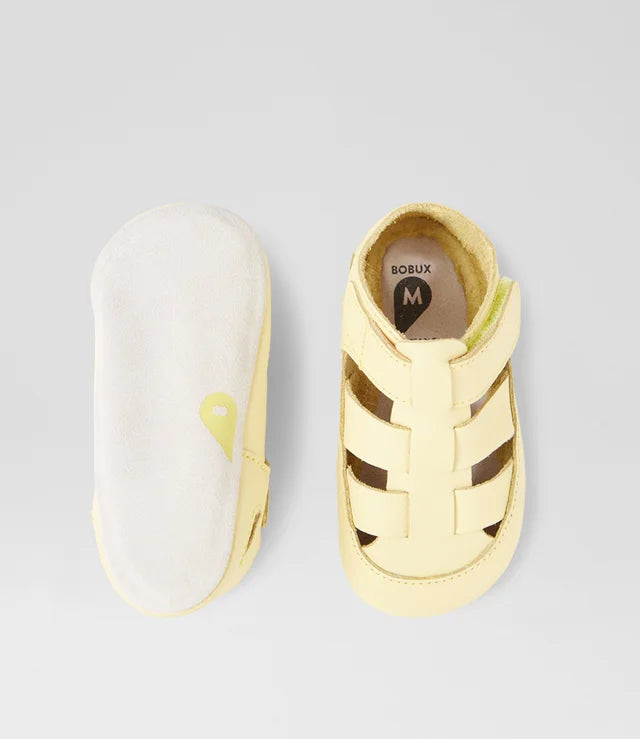 Ss Tidal Mini Infant Pale Banana Leather Flat Shoes