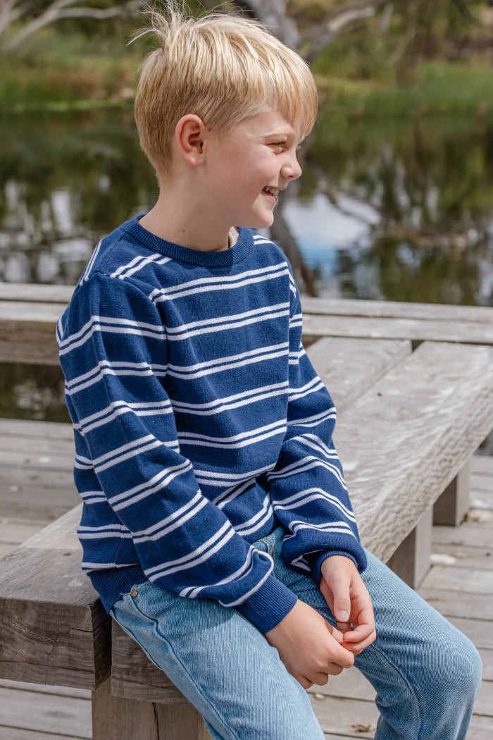 W25 Boys Stripe Knit Jumper