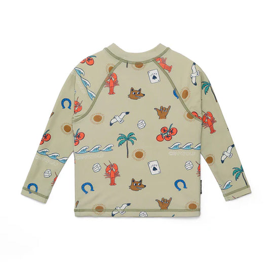BABY RASH VEST Lucky Days Sage