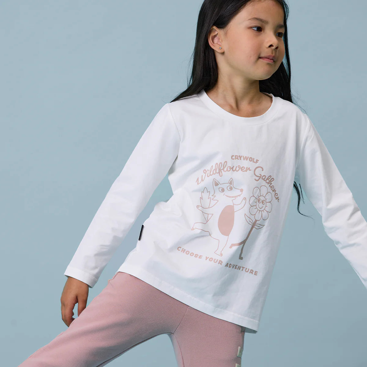 Long sleeve tee - Wildflower gatherer