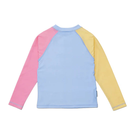 LONG SLEEVE RASH VEST Pop Colourblock