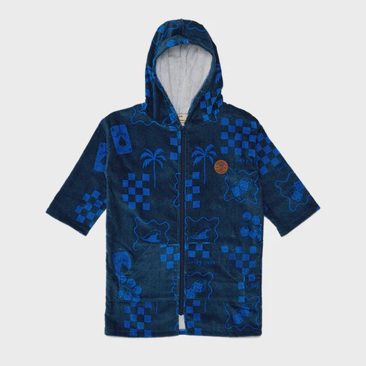 EVERYWHERE ZIP-UP TOWEL Navy