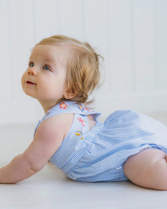 SONGBIRD STRIPE EMBROIDERED BODYSUIT
