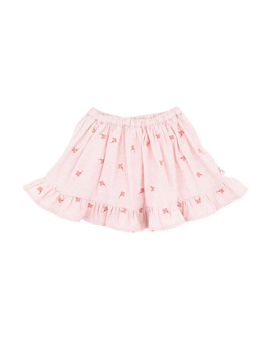 SONGBIRD EMBROIDERED SKIRT WITH INBUILT SHORTS 3-7 YRS