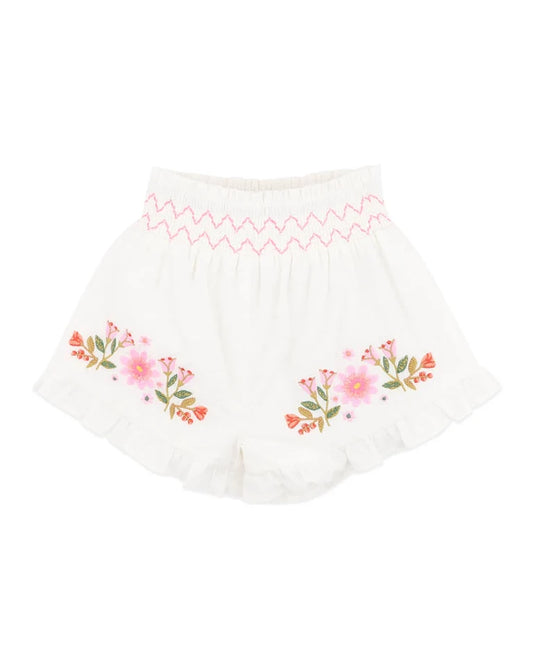 PARADISO EMBROIDERED SHORTS 3-7Y