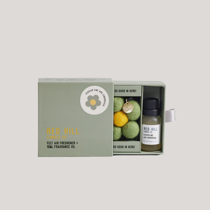 Persian Lime & Lemongrass Felt Flower Air Freshener