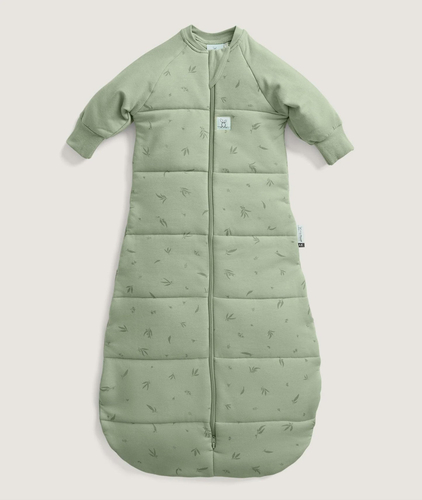Sleeping Bag 3.5 TOG Sleeved Willow 3-12M