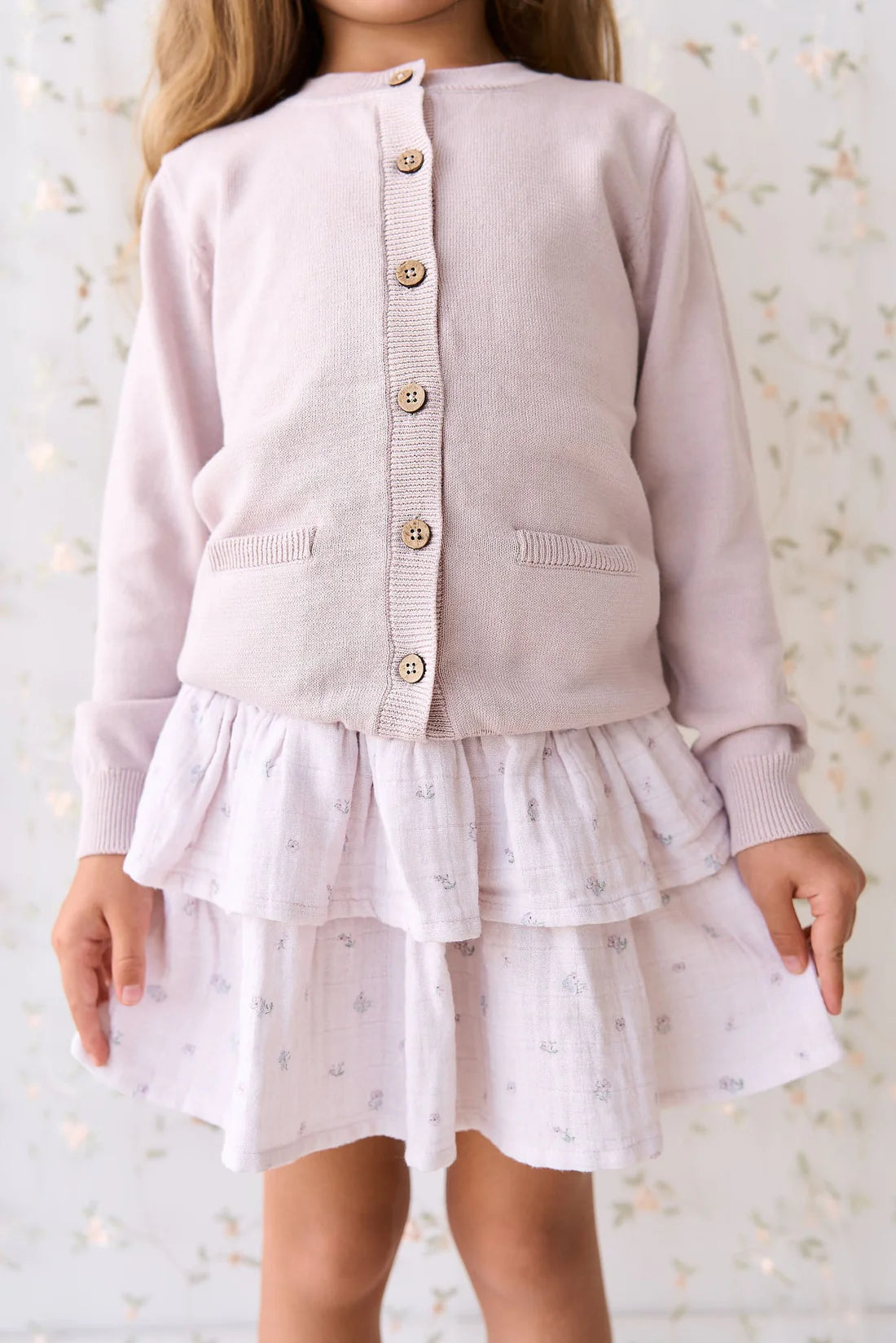 Organic Cotton Muslin Samantha Skirt - Meredith Violet
