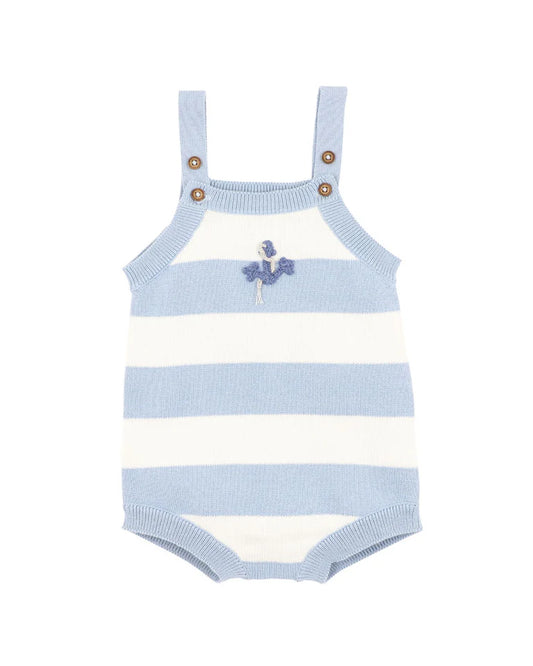AXEL ORGANIC STRIPE KNITTED BODYSUIT
