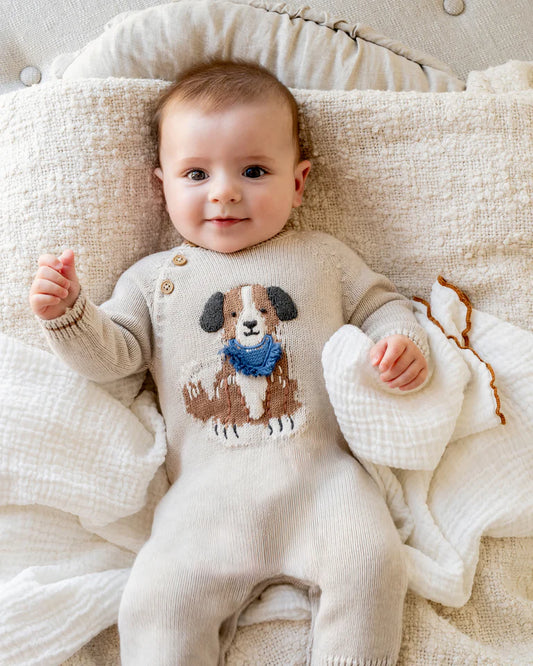 OTTO ORGANIC KNITTED LS ROMPER