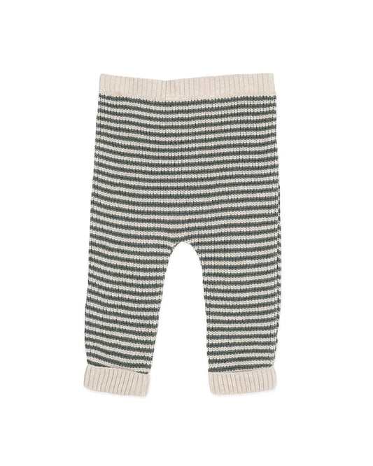 OTTO STRIPE ORGANIC KNITTED LEGGINGS
