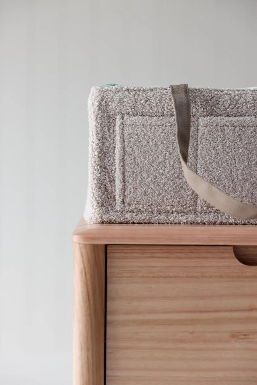 Teddy Core Nappy Caddy - Soft Nude