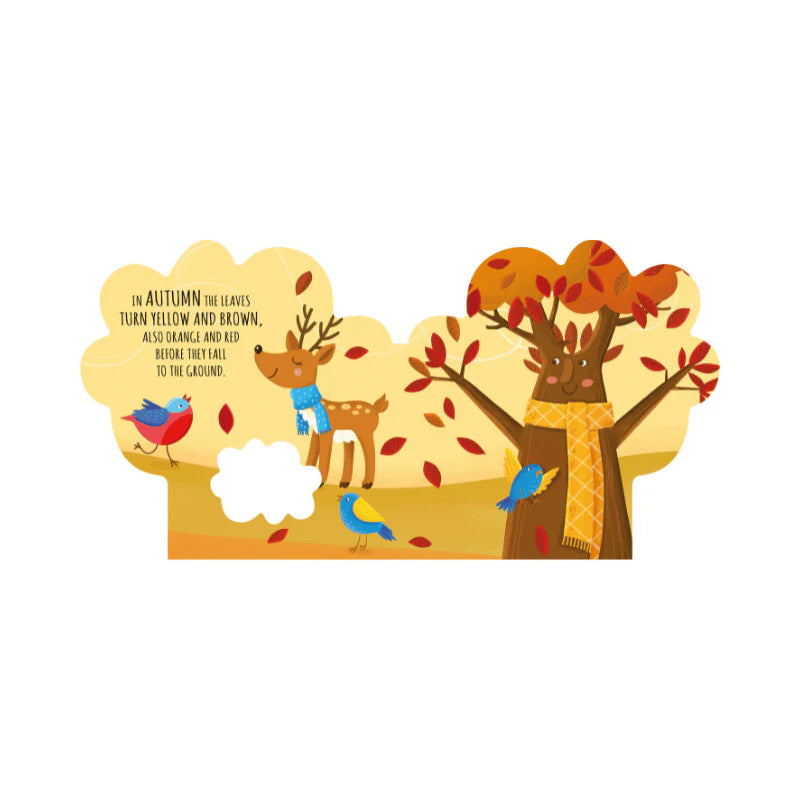 Sassi shaped board book - The Seasons