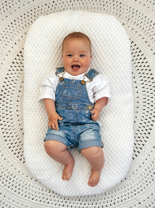 Mid Denim Safari Overalls