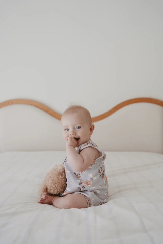 Flying Friends Bubble Romper