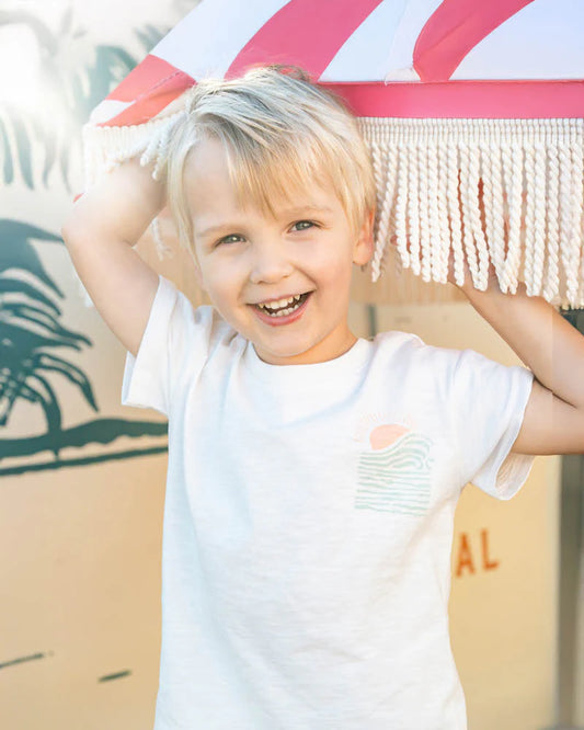 SURFS UP SAVE THE OCEAN TEE 3-7 YRS