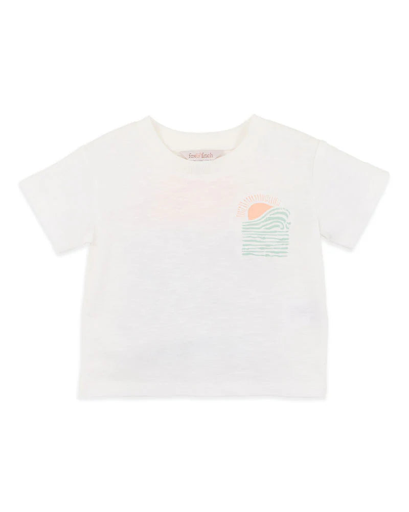 SURFS UP SAVE THE OCEAN TEE 3-7 YRS