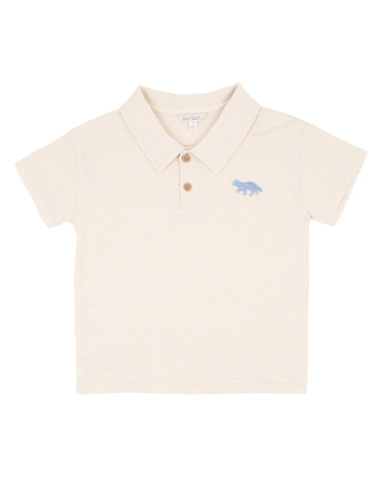 SURFS UP TUFTED FOX POLO 3-7 YRS