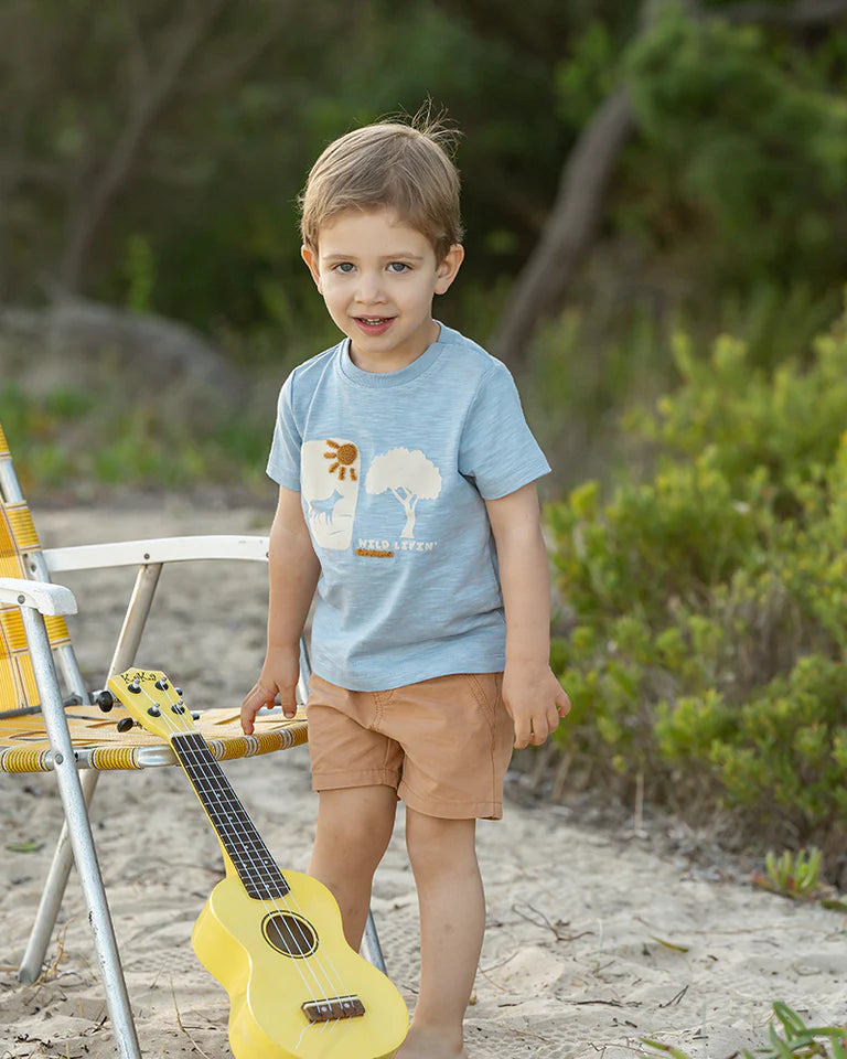 BOYS TAN SHORTS 3-7 YRS