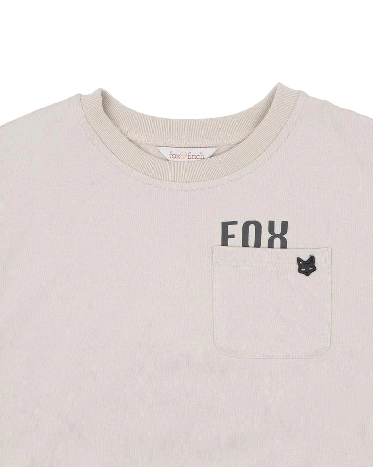 OUTBACK ADVENTURE FOX LS TEE 3-7 YRS