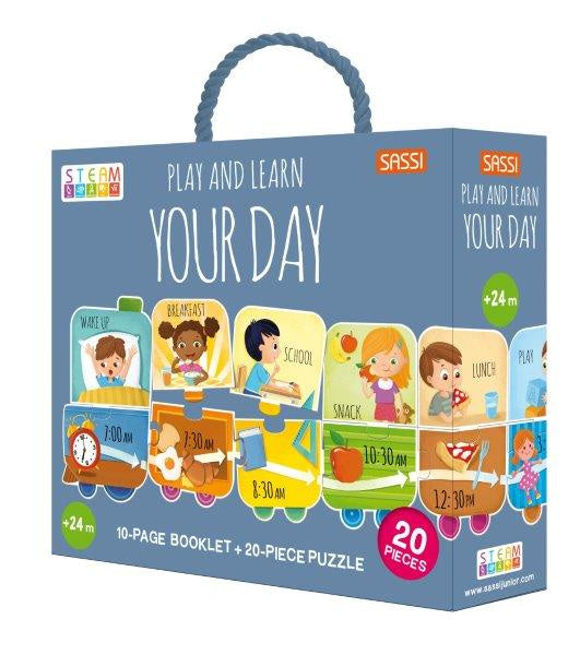 Sassi My First Your Day STEAM Puzzle & Book Set