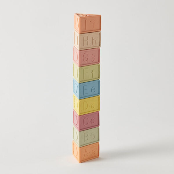 Jiggle and Giggle Eco friendly triangle counting stacker