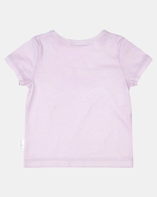 Dreamtime Organic Tee S/S Logo Lilac