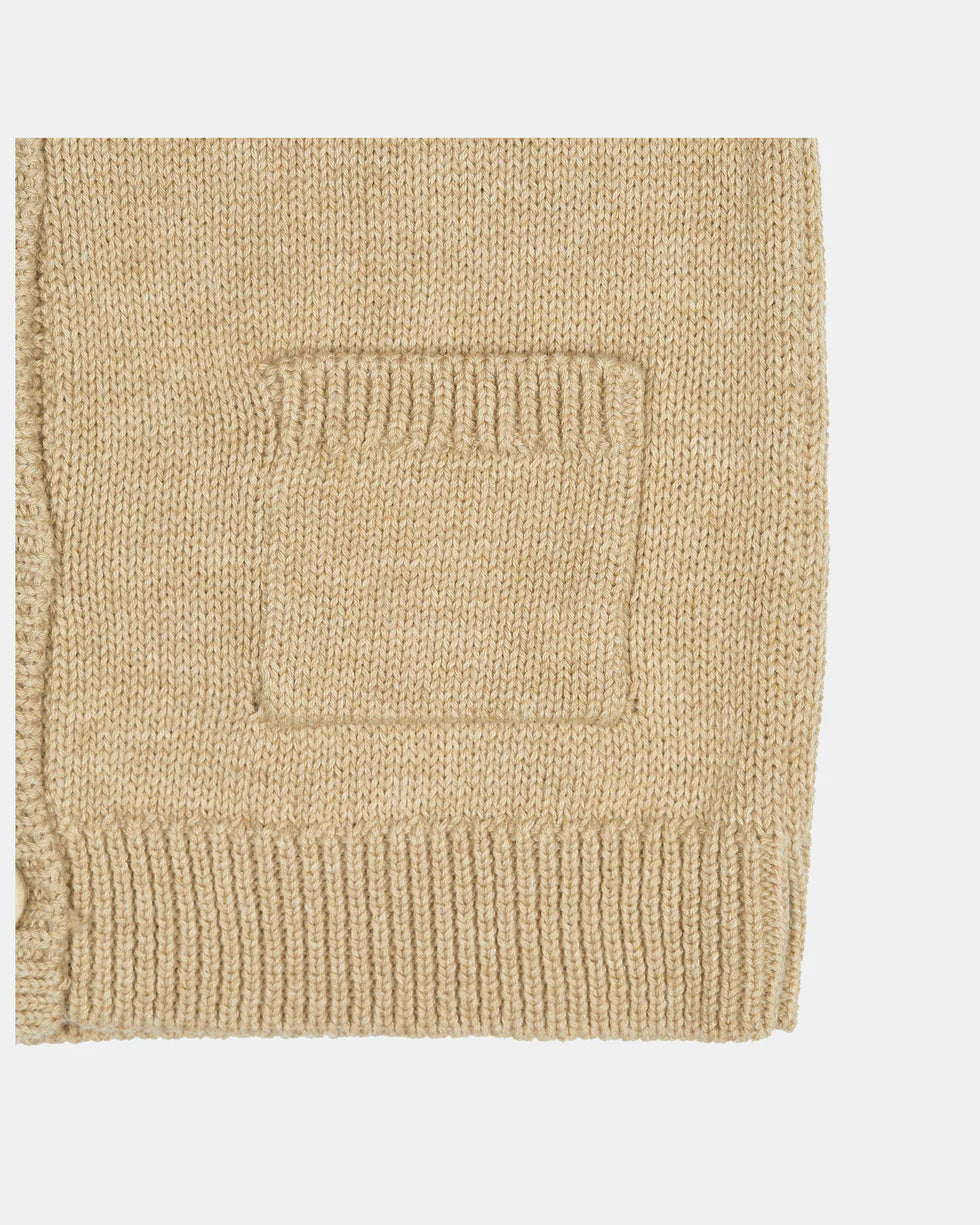 Organic cardigan Remy - Driftwood