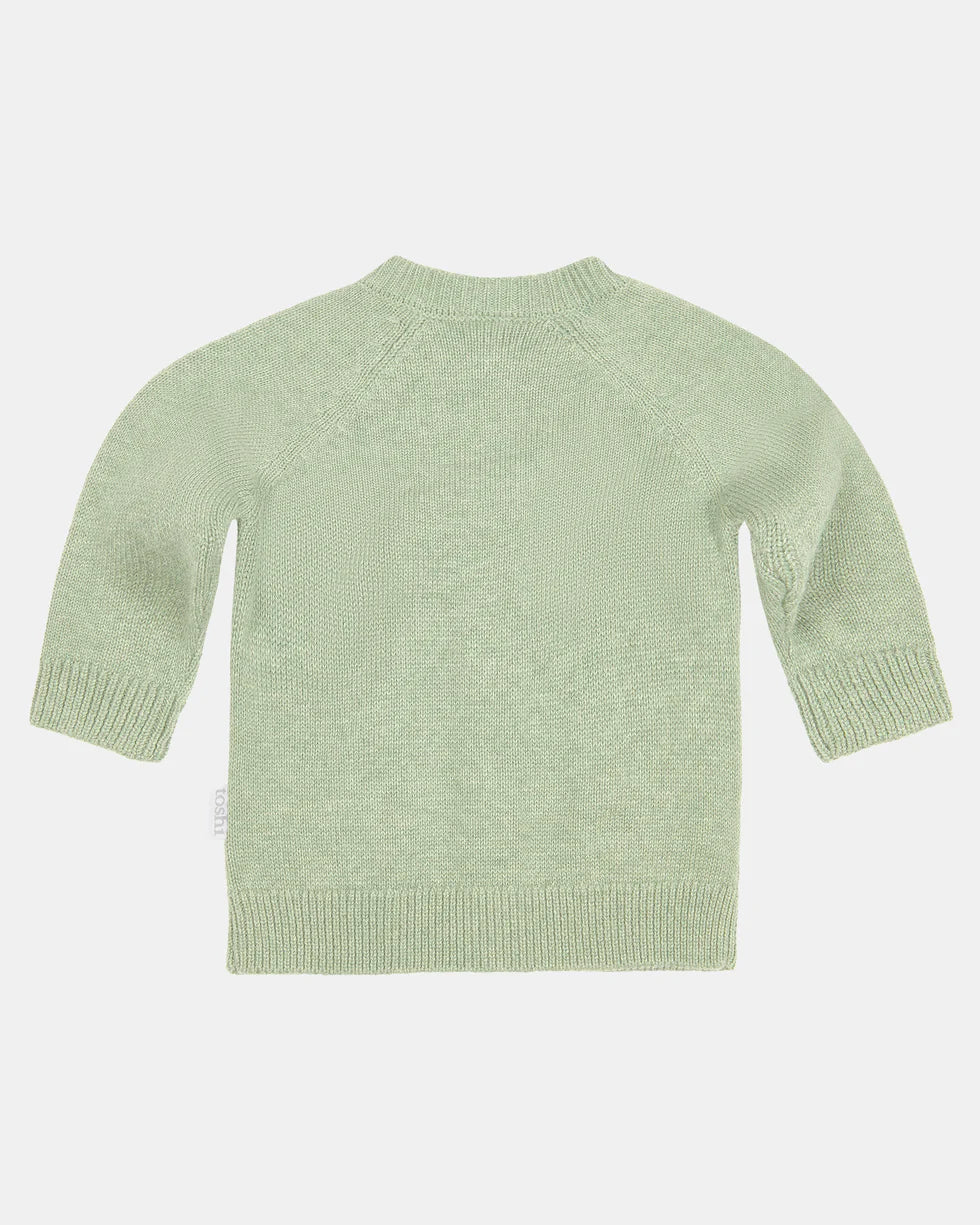 Organic cardigan Remy - Matcha