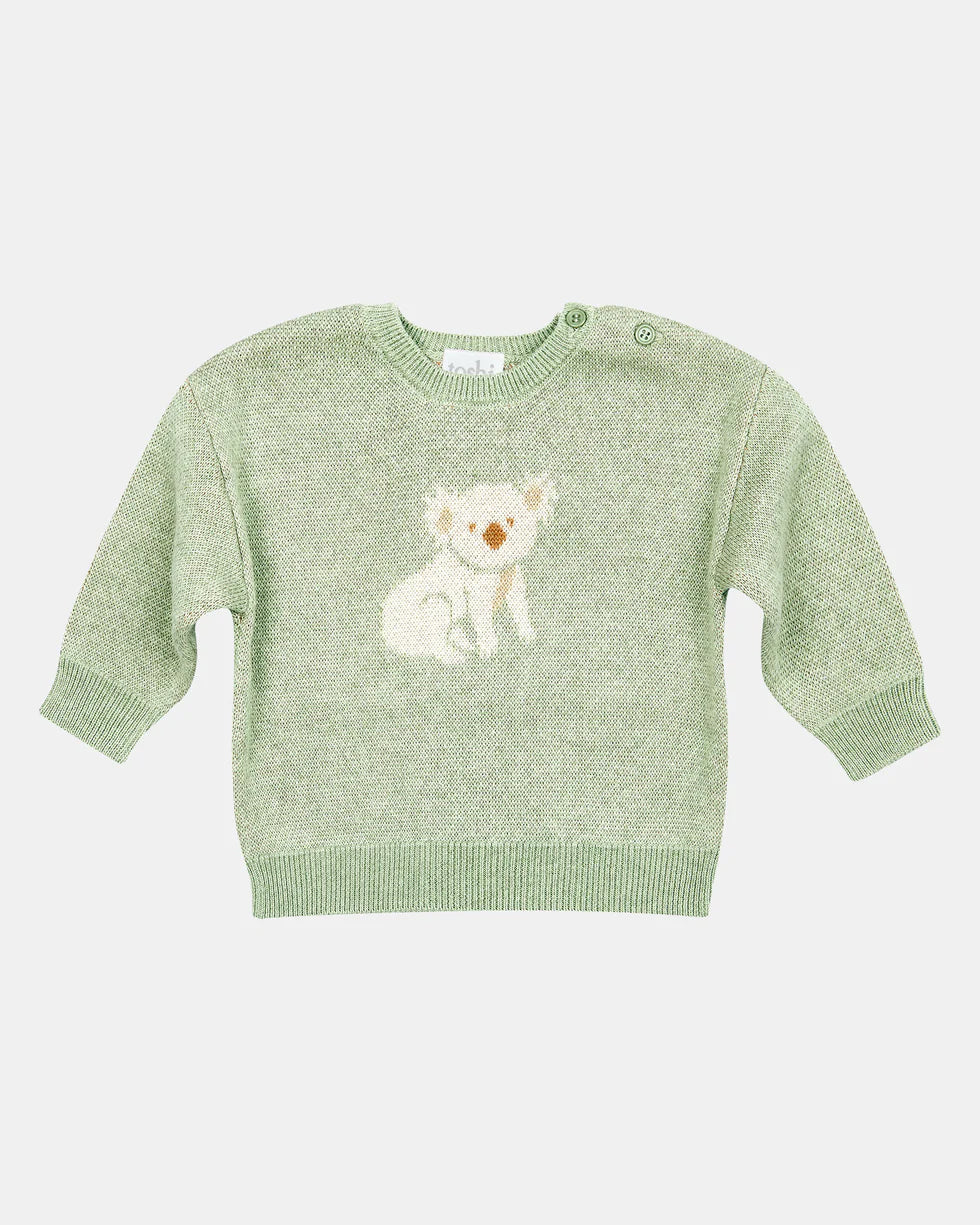 Organic pullover Storytime - koala