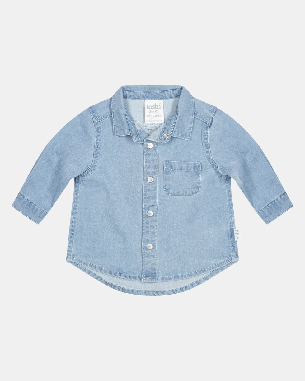 Denim long sleeve shirt