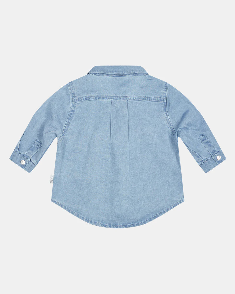 Denim long sleeve shirt