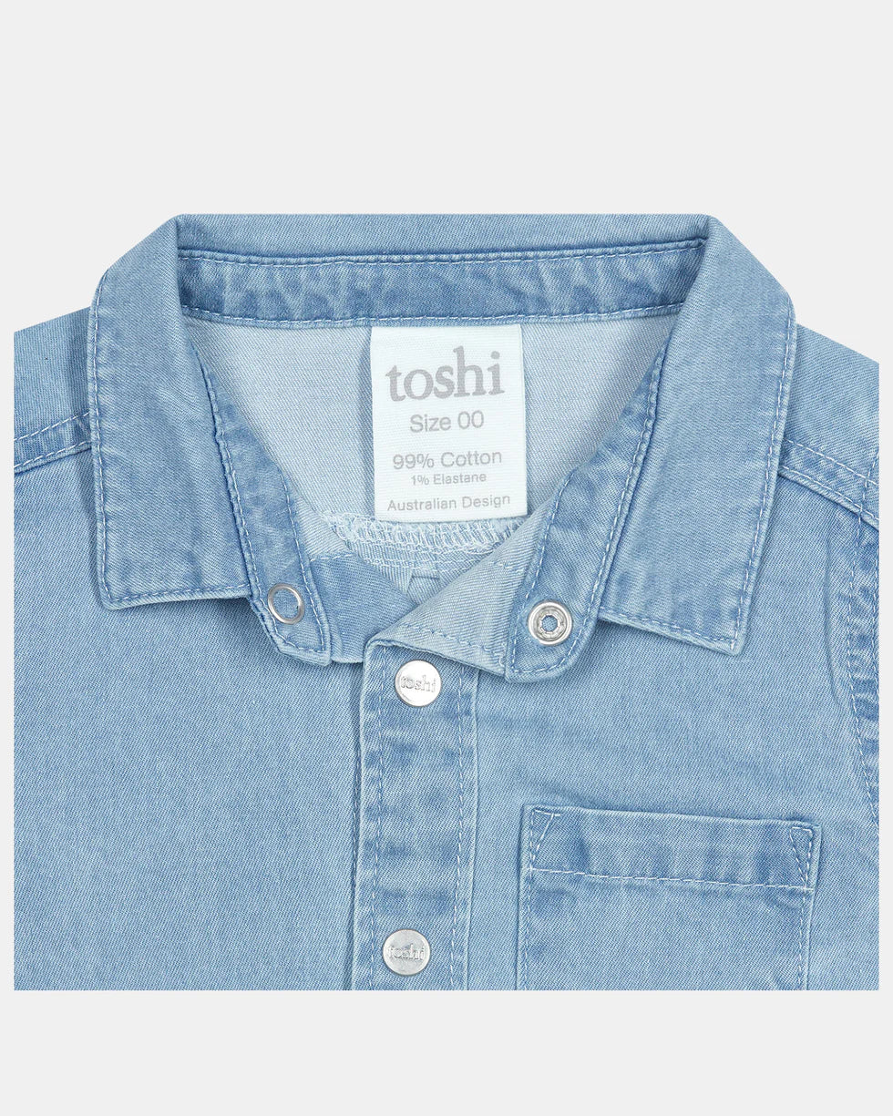 Denim long sleeve shirt